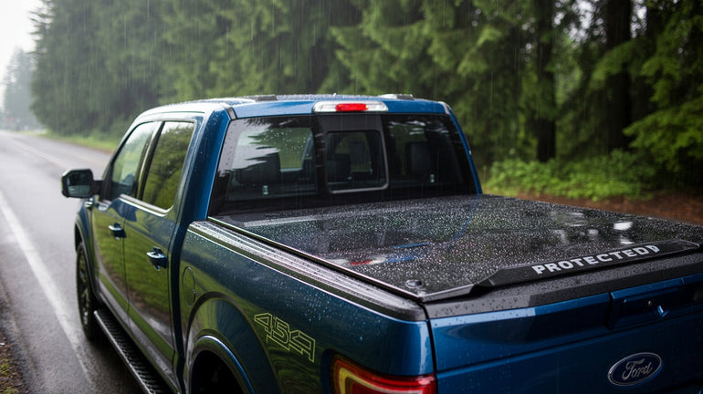 Do tonneau covers actually keep your truck bed dry? Weatherproof soft & hard fold options